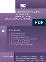 Analisis Data Proyek Pengantar Operasi Riset (Teori Antrian) Bina Swalayan Tanjung Sari Medan