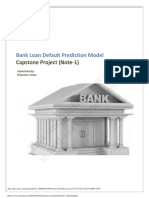 This Study Resource Was: Bank Loan Default Prediction Model