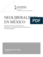 Neoliberalismo en México