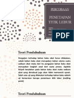 Percobaan: Penetapan Titik Lebur