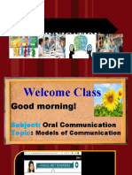 Oral Communication Models