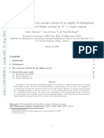 Controllability Results For Cascade Systems of M C