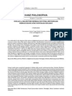 Kanz Philosophia: Usulan A. Macintyre Kembali Ke Etika Keutamaan: Sebuah Solusi Atau Nostalgia Belaka?