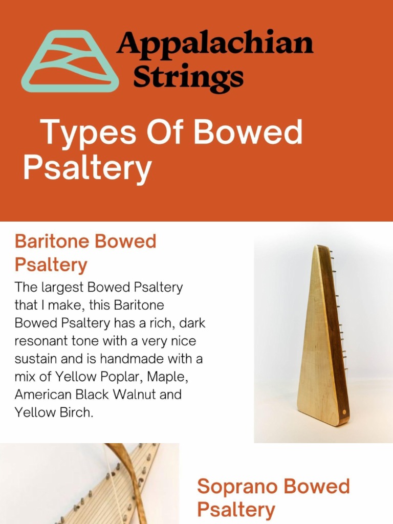 Types of Bowed Psaltery PDF