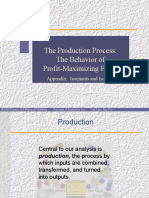 The Production Process: The Behavior of Profit-Maximizing Firms