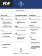 Boiler Checklist A4