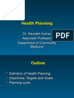 Health Planning