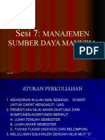 Sesi 8 Manajemen Sumber Daya Manusia