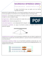 Guía sobre oscilaciones y movimiento armónico simple (M.A.S.) con menos de