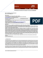 Assessing The Impact of Influencing Factors On The Quality of Local Government Financial Statements