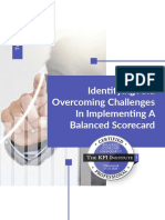 Identifying and Overcoming Challenges in Implementing A Balanced Scorecard