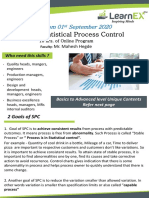 Advanced Statistical Process Control (1) Training