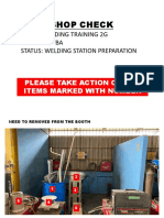 Workshop Check: Event: Welding Training 2G Due Date: Tba Status: Welding Station Preparation