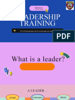 Leadership Training NSTP - PowerPoint