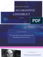 Self As Cognitive Construct