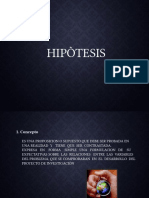 12. HIPOTESIS Y VARIABLES