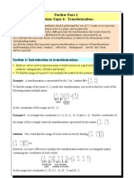 Revision Matrices and Transformations