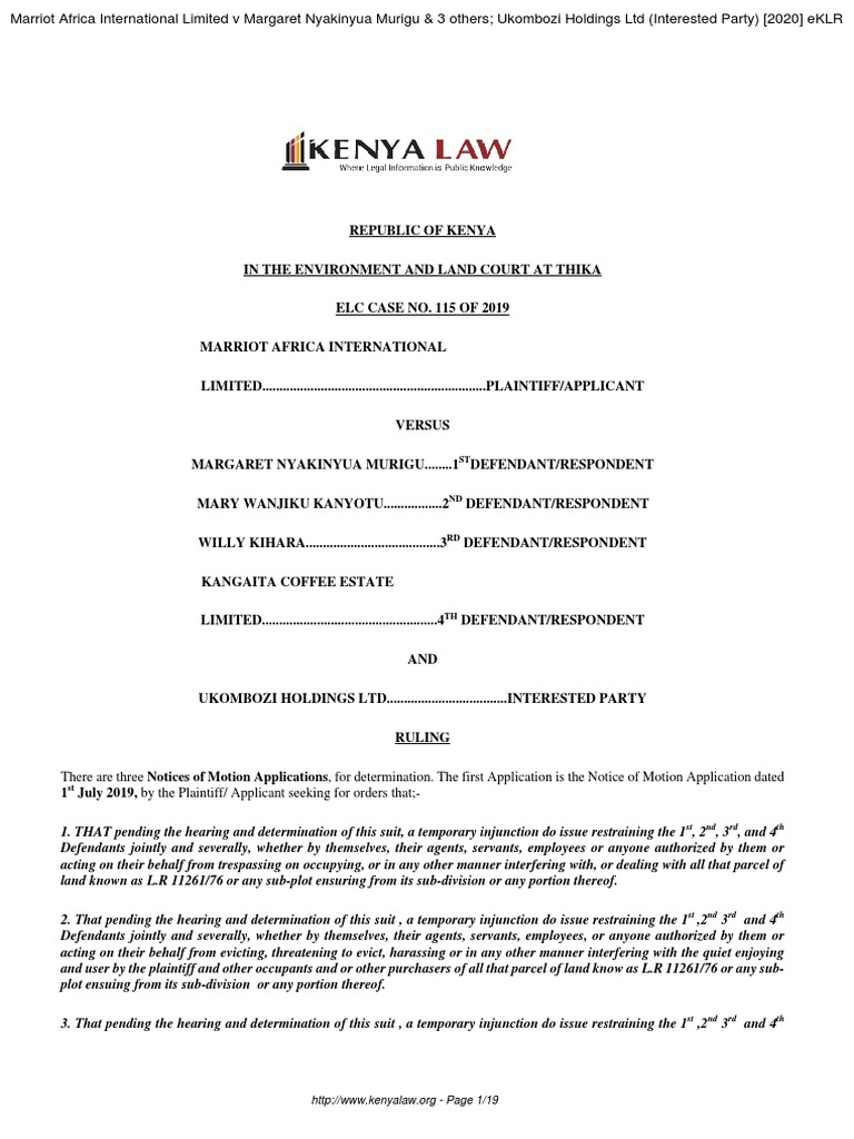 Analysis of a Land Dispute Case Regarding Ownership and Boundary Issues ...