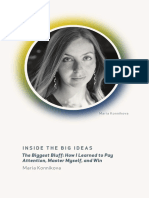 Inside The Big Ideas: The Biggest Bluff: How I Learned To Pay Attention, Master Myself, and Win