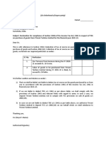 Declaration Confirmation-Section-194Q - Format