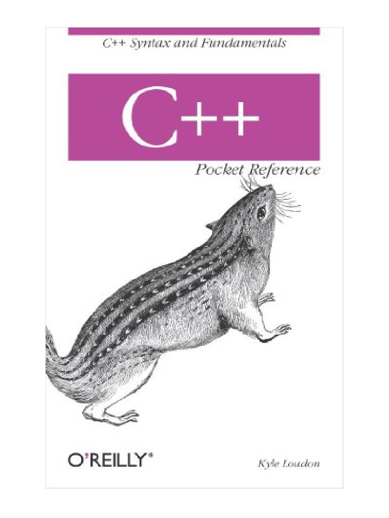 C++ Pocket Reference Kyle Loudon PDF