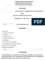 Papel da Assistência Farmacêutica na Mitigação da Automedicação em Idosos