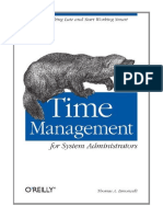 Time Management For System Administrators: Stop Working Late and Start Working Smart - Thomas A. Limoncelli