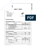 Schottky Rectifiers: Absolute Maximum Ratings