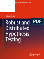 (Lecture Notes in Electrical Engineering) Gökhan Gül-Robust and Distributed Hypothesis Testing-Springer (2018)