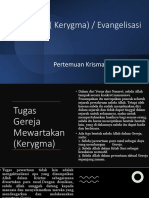 Pewartaan (Kerygma) Pertemuan Krisma 8