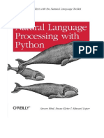Natural Language Processing With Python - Steven Bird