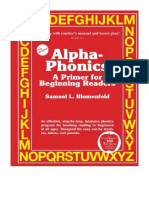 Alpha-Phonics A Primer For Beginning Readers - Samuel L Blumenfeld