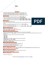 Barycentre Exercices de Maths en 1ere Corriges en PDF