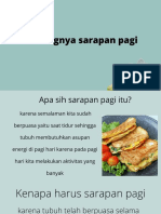 Presentasi Sarapan Pagi