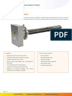 ExHeat - HRF Flanged Industrial Immersion Heaters