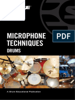 Microphone Techniques For Drums English