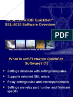 SEL Quickset Overview