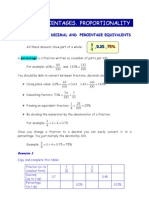 Unit8 Percentages Proportionality