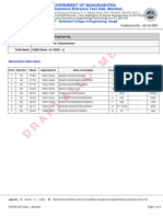 Draft Allotment: 6007 - Walchand College of Engineering, Sangli