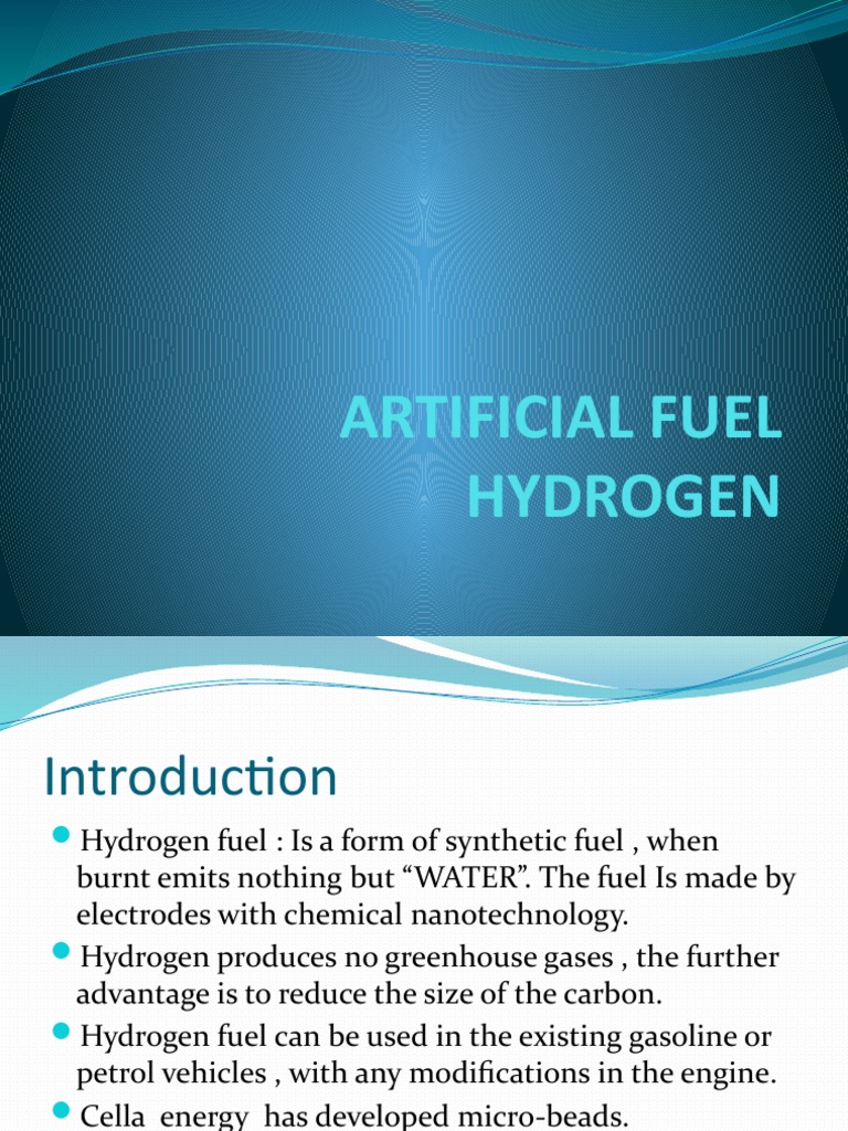 Hydrogen Fuel: Clean Energy Solution | PDF | Science & Mathematics ...