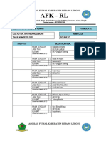 Formulir A3 Biodata Official Dan Pemain Peserta Futsal