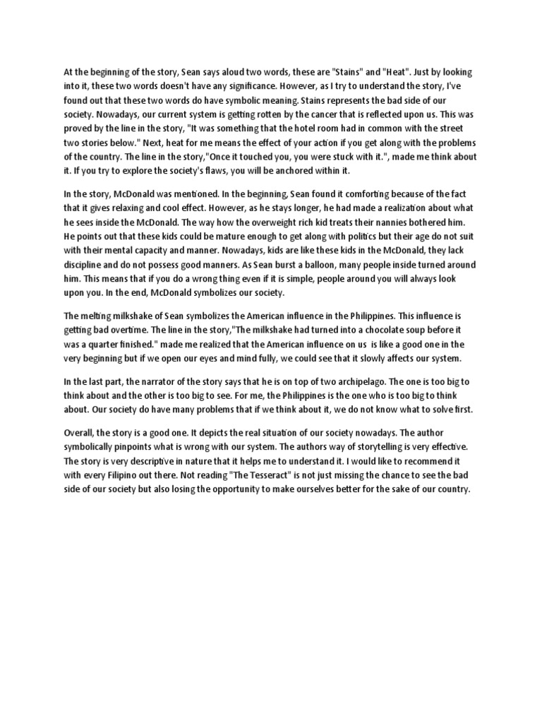 Tesseract Review PDF