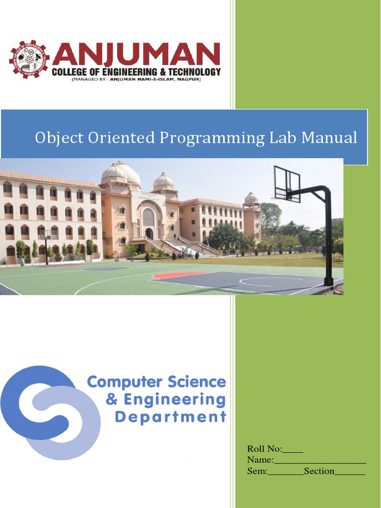 Oop 5 A B Lab Manual 2018 19student1 | Download Free PDF | C++ ...