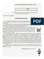 Teste Diagnóstico 6º Ano PT