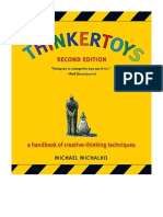 Thinkertoys: A Handbook of Creative-Thinking Techniques - Michael Michalko