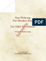 Sample File: Sun Wukong, The Monkey Ki NG For D&D 5th Edi Ti On