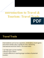 Introduction To Travel & Tourism: Travel Trade