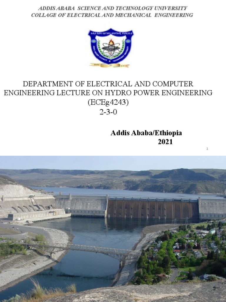 Hydropower Engineering Overview Pdf Hydroelectricity Power Station