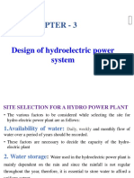 Chapter 3design of Hydroelectric Power System PPTX Autosaved