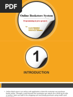 Online Bookstore System: Programming in Java (Project)